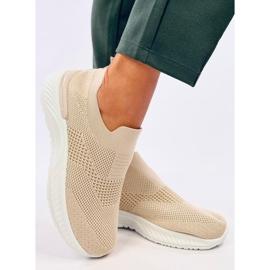 Meias esportivas femininas, bege 2