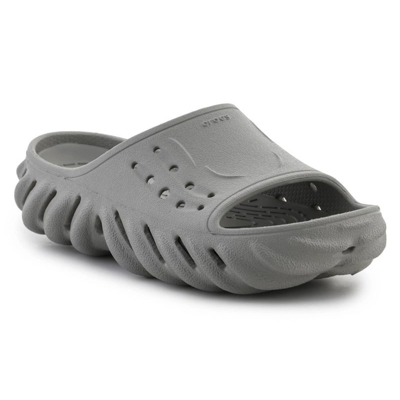 Chinelos Crocs Echo Slide Elephant 208170-1LM cinza 1 Chinelos Crocs Echo Slide Elephant 208170-1LM cinza 1