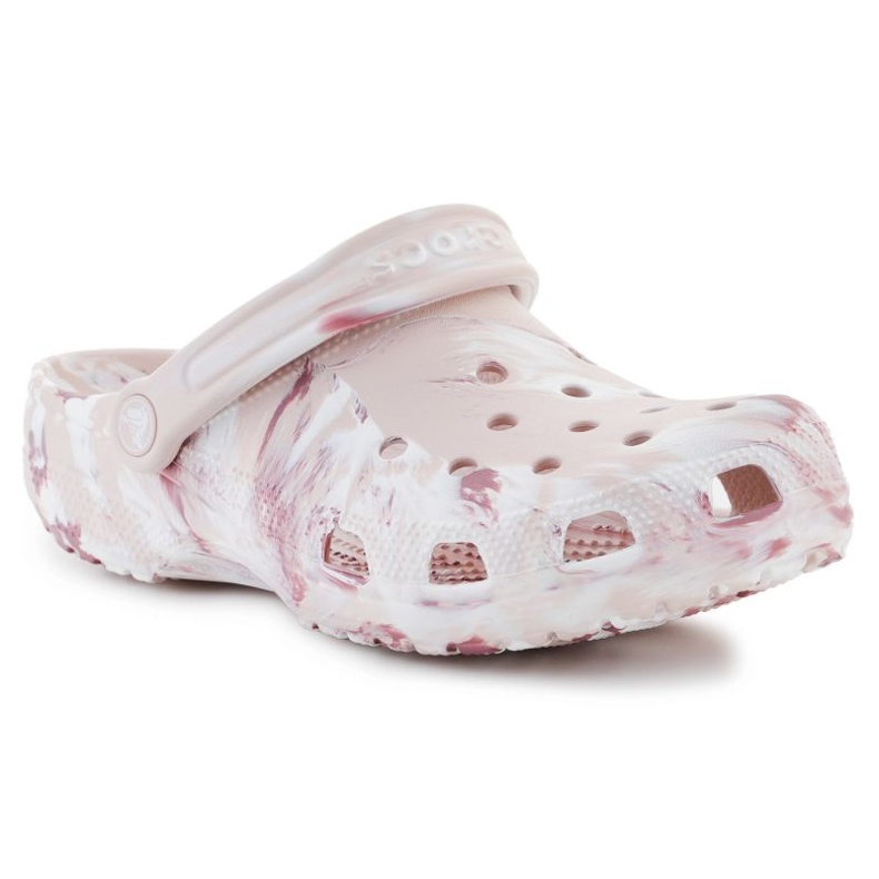 Chinelos Crocs Classic Marbled Clog 206867-6WS bege 2