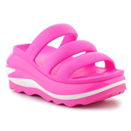 Chinelos Crocs Mega Crush Triple Strap 209842-6TW rosa 2
