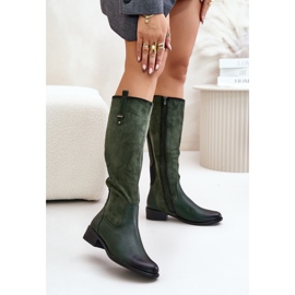 Step in style Botas Modelo Ivasira ASA198-22 Verde - Entre com estilo 1