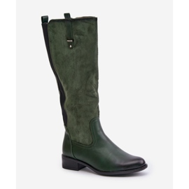 Step in style Botas Modelo Ivasira ASA198-22 Verde - Entre com estilo 2
