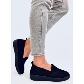 Tênis meia feminino, preto 2