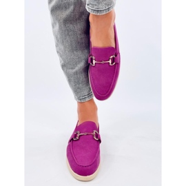 Seastar Mocassins femininos com decoração rosa 1