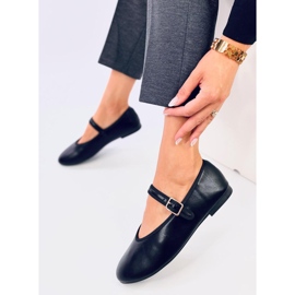 Sapatilhas femininas com alça, pretas preto 2 Sapatilhas femininas com alça, pretas preto 2