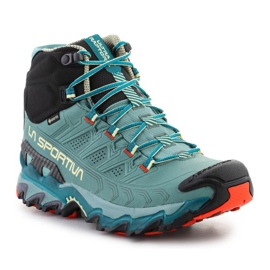 Tênis de trekking La Sportiva Ultra Raptor Ii Mid Leather Ws Gtx 34L734900 verde 1