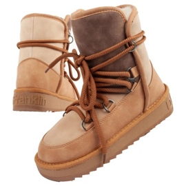 D.Franklin Botas de neve isoladas femininas DFSH370013-SAND, bege 1 D.Franklin Botas de neve isoladas femininas DFSH370013-SAND, bege 1