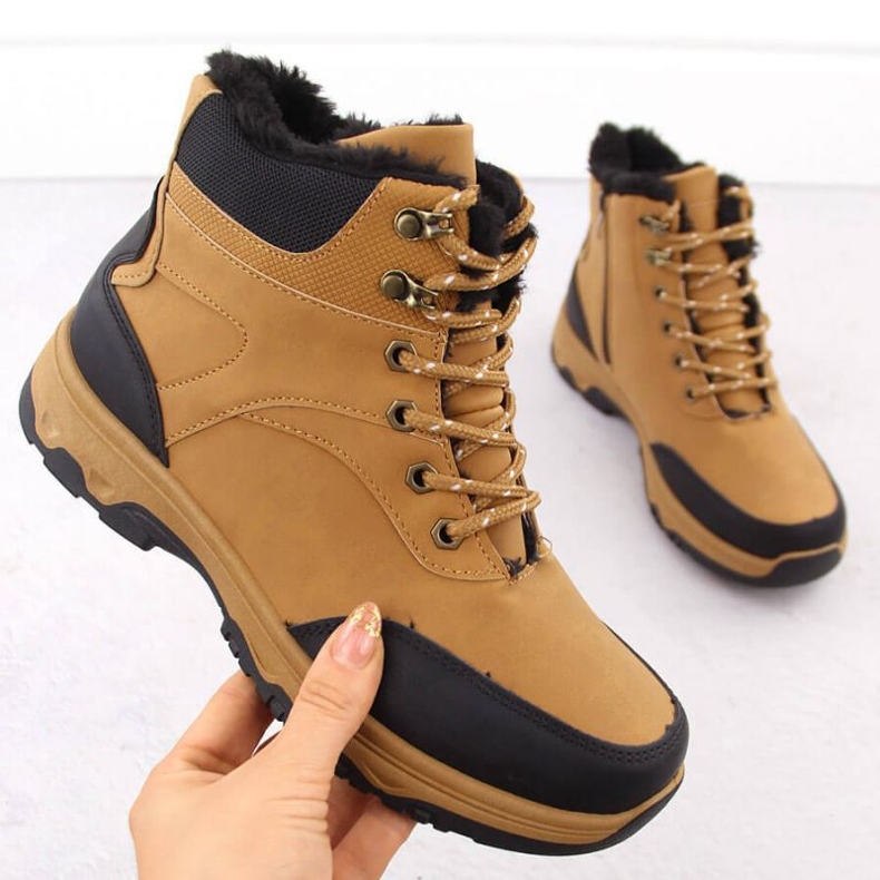 Botas de caminhada de camelo Vanhorn bege 1