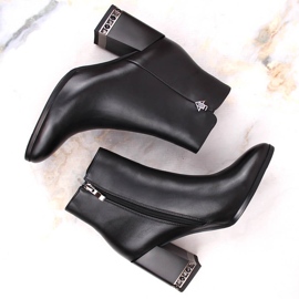 Botas isoladas pretas femininas com filippo dbt4842/23 bk preto 2