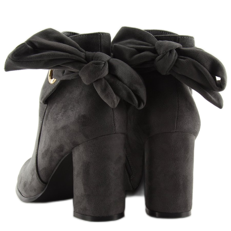 Cinza Botas de salto alto YBS1612 cinza 2