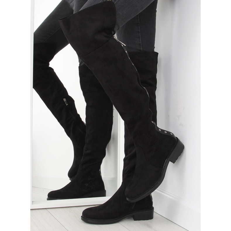 Botas pretas para mulher AE63P Preto 1
