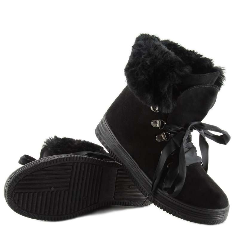 Botas de neve pretas de GF-179 preto 1