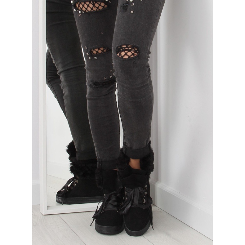 Botas de neve pretas de GF-179 preto 2