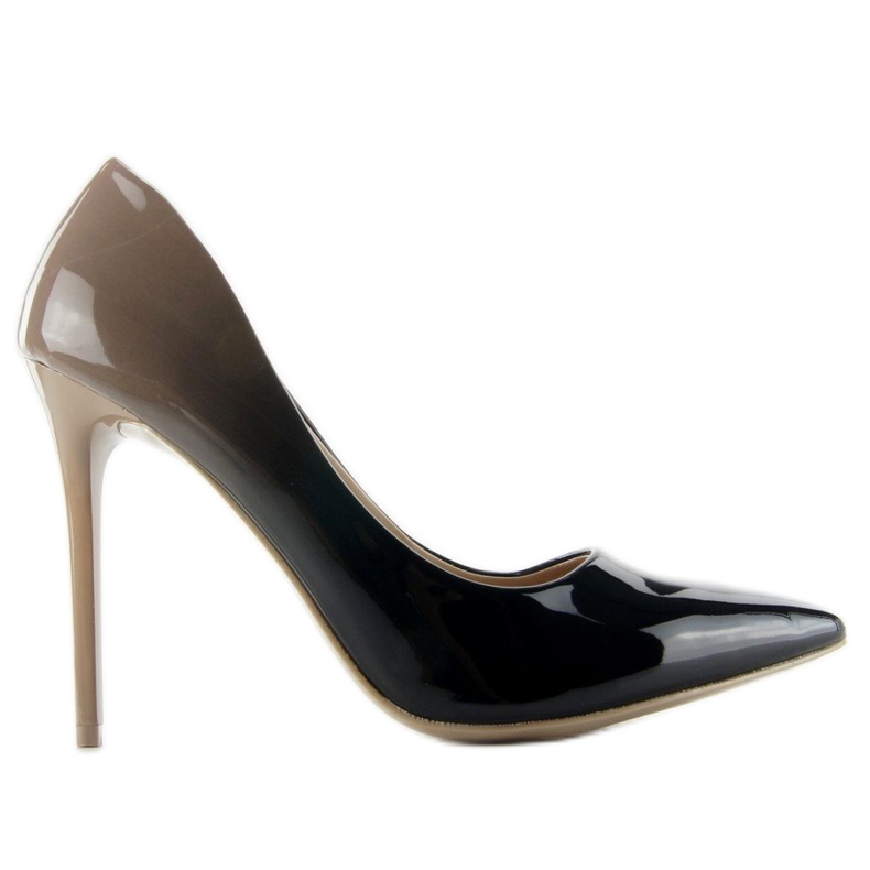 Salto sombreado ombre M253 bege preto marrom 2