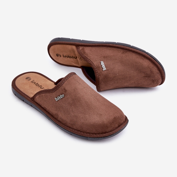 Chinelos Home Shoes Masculino Inblu 9100002H Marrom 1