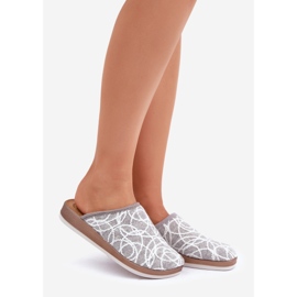 Chinelos brilhantes femininos Inblu CT000028 cinza 1