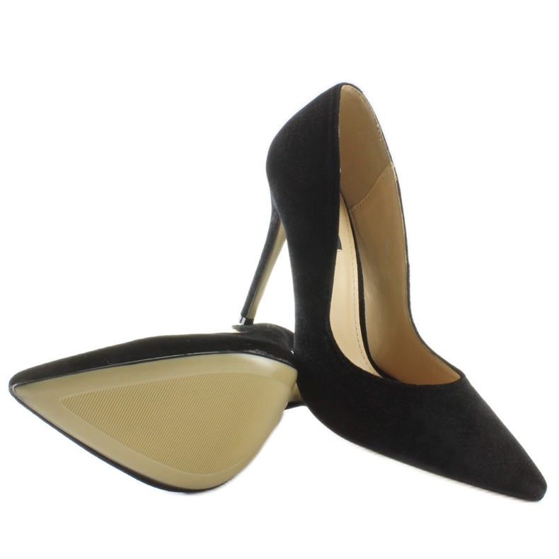 Saltos de veludo incríveis preto 2