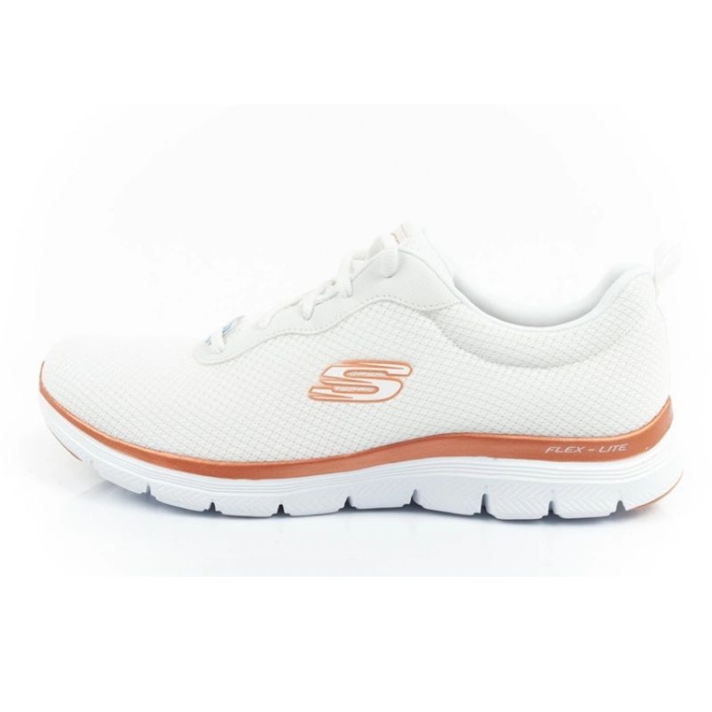 Sapatos Skechers Flex Appeal 4.0 Brillant View 149303/WTRG branco 1