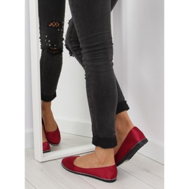 Bailarinas de cetim bordô A8621 vermelho 2 Bailarinas de cetim bordô A8621 vermelho 2