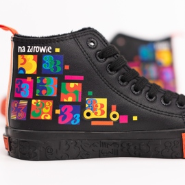 Tênis femininos oficiais da Big Star x Wośp RR274A651 preto 1