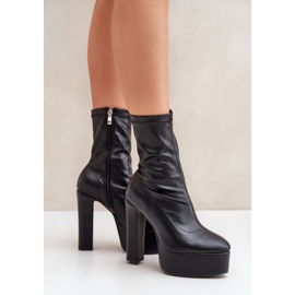 Step in style Botas Modelo Tennira C-243 Preta - Entre com estilo preto 1