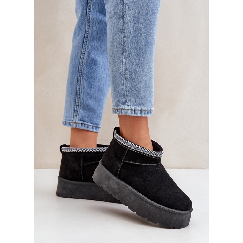 Step in style Botas de neve Modelo Heslania HY877 Pretas - Entre com estilo preto 1