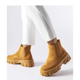 Botins de mulher castanho claro Mooca - Solea 1