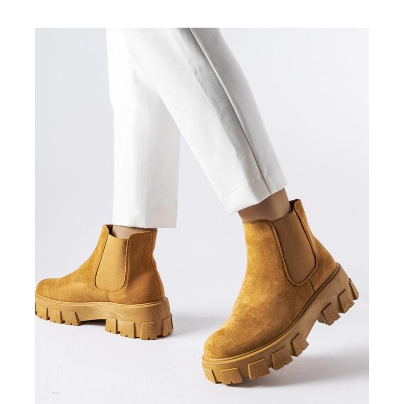 Botins de mulher castanho claro Mooca - Solea marrom 1