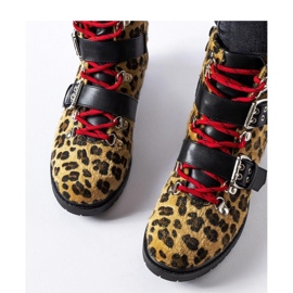 Botins preto e bege com estampa de leopardo Baltimore - Solea 1 Botins preto e bege com estampa de leopardo Baltimore - Solea 1