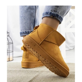 Botas de neve femininas marrons Big Star KK274289-802 - Solea marrom 1