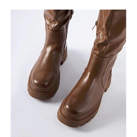 Botas clássicas rasas marrons de Christien - Solea castanho 1