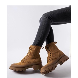 Botas de camurça ecológica marrom, Orson - Solea castanho 1