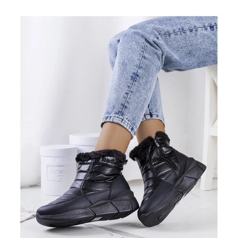 Black Lago - Botas de neve Solea preto 1