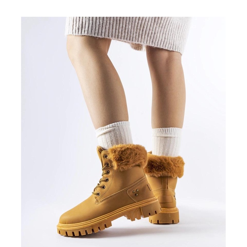 Botas marrons com pele decorativa de Albert - Solea marrom 1