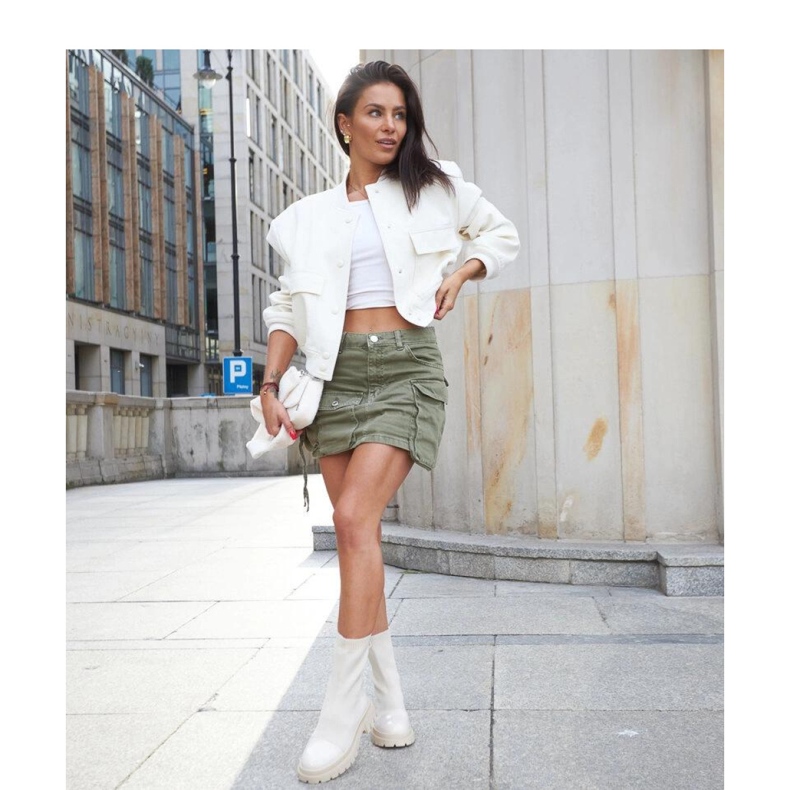 Botins meia envernizados bege Albertina - Solea 1