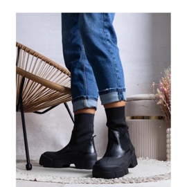 Botins femininos pretos Conta - Solea 1