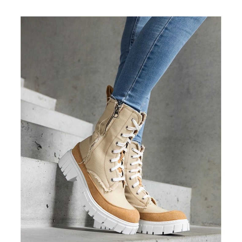 Botas com isolamento bege da Crispiero - Solea 1