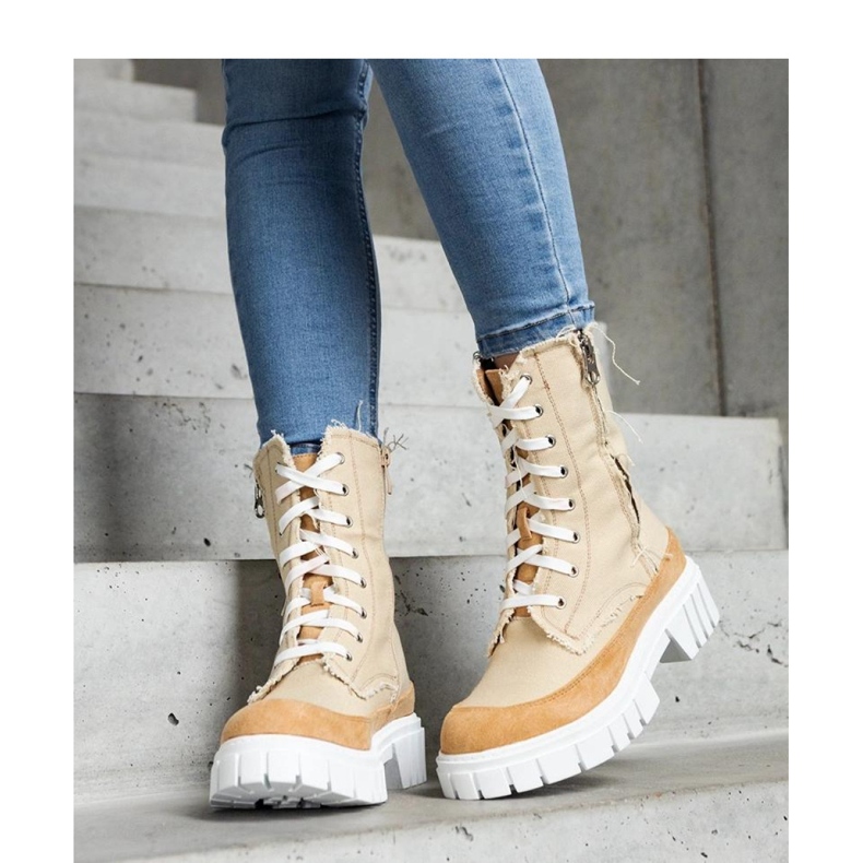 Botas com isolamento bege da Crispiero - Solea 2