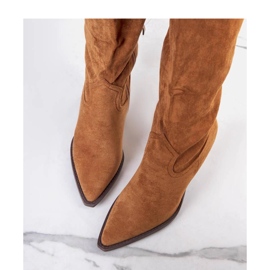 Botas de cowboy com isolamento marrom da Ezer - Solea castanho 1