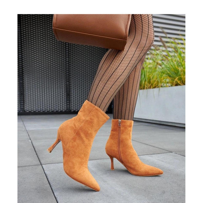 Guimond Ankle boot marrom quente com salto baixo - Solea 1