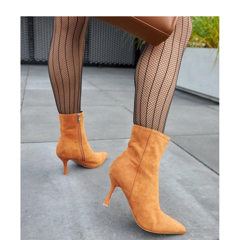 Guimond Ankle boot marrom quente com salto baixo - Solea castanho 2