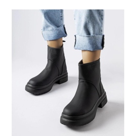 Botas com isolamento de borracha preta da Clotilde - Solea preto 1