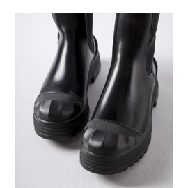Botins maciços com isolamento preto da Albanese - Solea 1
