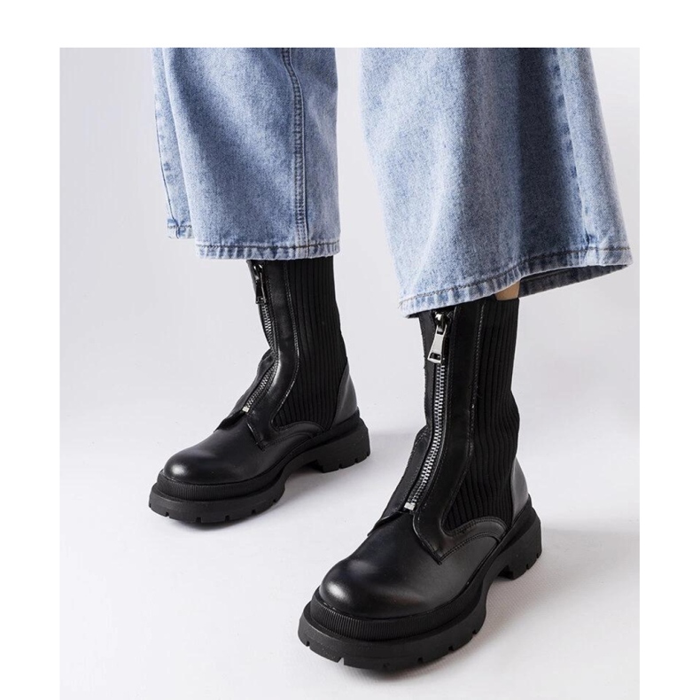 Botins meia pretos da Napolitani - Solea 1