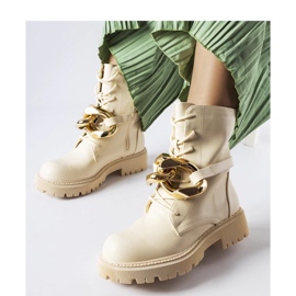 Botas de caminhada bege com corrente Galar - Solea 1