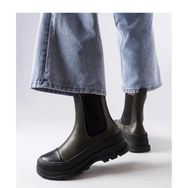 Botas plataforma verdes da Bellucci - Solea 1