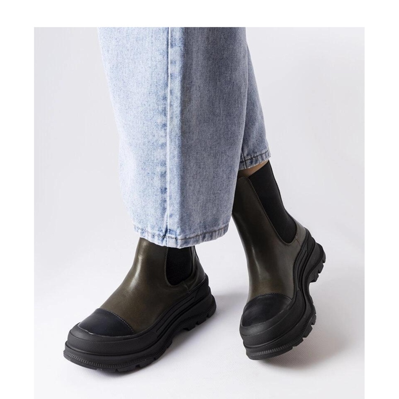 Botas plataforma verdes da Bellucci - Solea 2