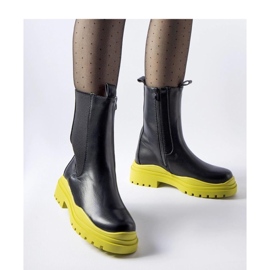 Botins pretos com sola colorida da Delebio - Solea 1 Botins pretos com sola colorida da Delebio - Solea 1