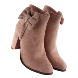 Botas de salto alto com laço rosa nc93 rosa multicolorido 1 Botas de salto alto com laço rosa nc93 rosa multicolorido 1