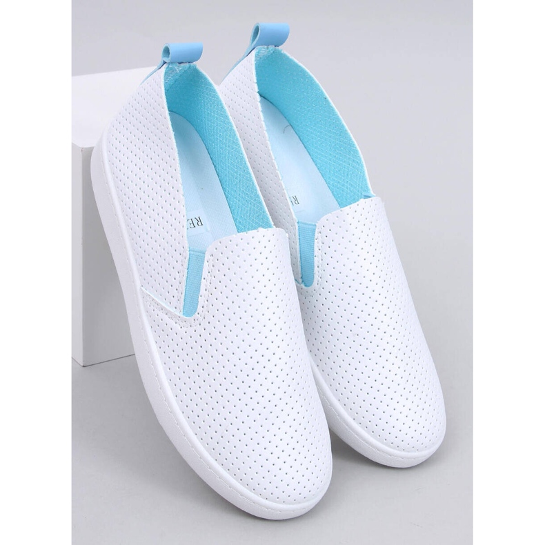 Tênis slip-on BRANCO/AZUL 1 Tênis slip-on BRANCO/AZUL 1